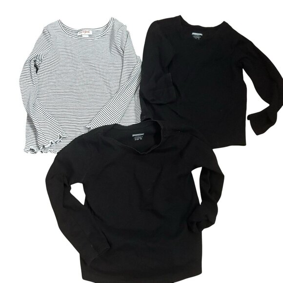 Garanimals Cat & Jack Girls 3T Shirt Bundle Of 4 ruffle floral Ruffle French - Picture 2 of 12